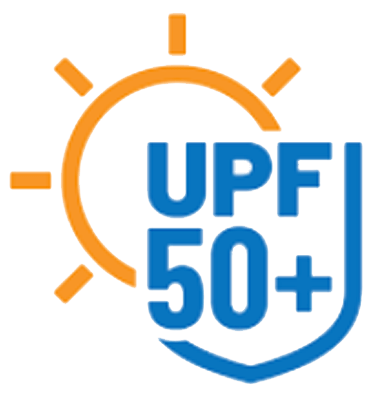 Stof met UV protectie UPF50 - Lycra swimwear zeesterren ecru