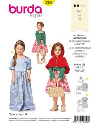 Burda patroon 2356 maat 92 t/m 128
