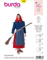 Burda patroon 2366 maat 44 t/m 56