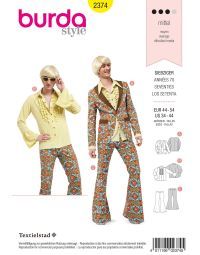 Burda patroon 2374 maat 44 t/m 54