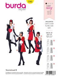 Burda patroon 2383 maat 34 t/m 60