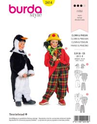 Burda patroon 2414 maat 98 t/m 128