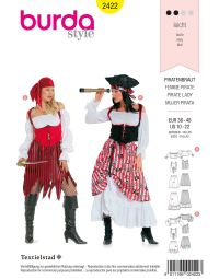Burda patroon 2422 maat 36 t/m 48