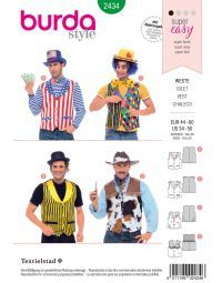 Burda patroon 2434 maat 46 t/m 60