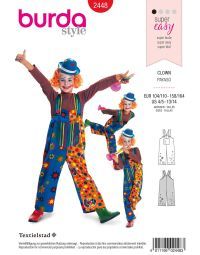 Burda patroon 2448 maat 104 t/m 158