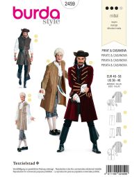 Burda patroon 2459 maat 46 t/m 58