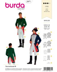 Burda patroon 2471 maat 46 t/m 58