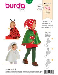 Burda patroon 2517 maat 68 t/m 98