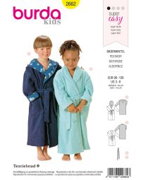 Burda patroon 2662 maat 98 t/m 128
