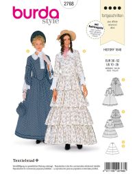 Burda patroon 2768 maat 36 t/m 52