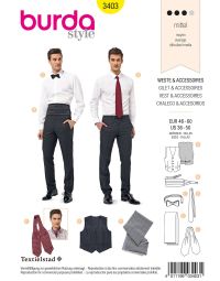 Burda patroon 3403 maat 46 t/m 60
