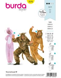 Burda patroon 3576 maat 38 t/m 48