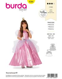 Burda patroon 4364 maat 104 t/m 122