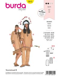 Burda patroon 5815 maat 38 t/m 48