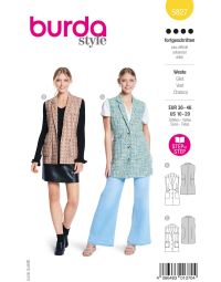 Burda Style Patroon 5827 Damesvest
