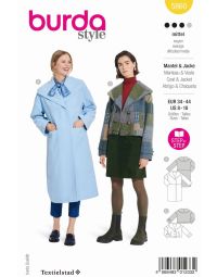 Burda patroon 5860 maat 34 t/m 44