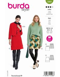 Burda patroon 5868 maat 34 t/m 44