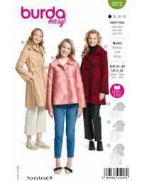 Burda patroon 5872 maat 34 t/m 48