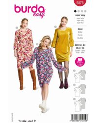Burda patroon 5875 maat 34 t/m 48