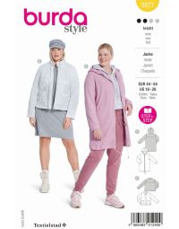 Burda patroon 5877 maat 44 t/m 54