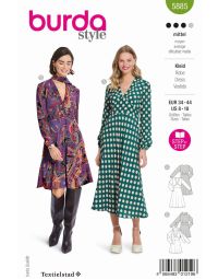 Burda patroon 5885 maat 34 t/m 44