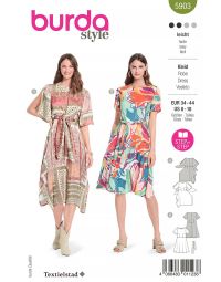 Burda patroon 5903 maat 34 t/m 44