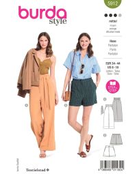 Burda patroon 5912 maat 34 t/m 44