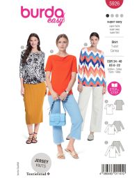 Burda patroon 5926 maat 34 t/m 48