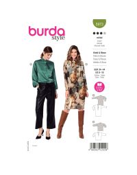 Burda patroon 5973 maat 34 t/m 44