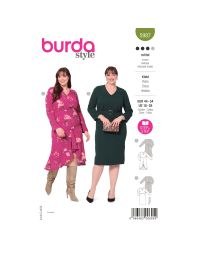 Burda patroon 5987 maat 44 t/m 54