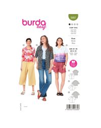 Burda patroon 5997 maat 34 t/m 48