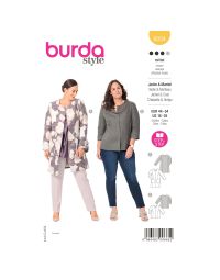 Burda patroon 6034 maat 44 t/m 54
