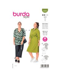 Burda patroon 6038 maat 44 t/m 54