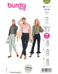 Burda patroon 6072 maat 34 t/m 44