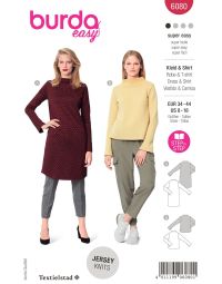 Burda patroon 6080 maat 34 t/m 44