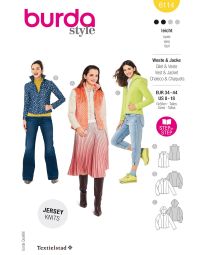 Burda patroon 6114 maat 34 t/m 44