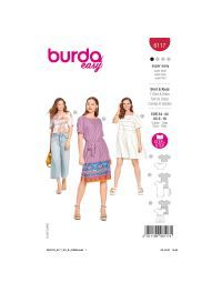 Burda patroon 6117 maat 34 t/m 44