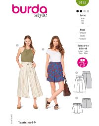 Burda patroon 6138 maat 34 t/m 44
