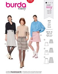 Burda patroon 6154 maat 34 t/m 44