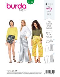 Burda patroon 6199 maat 34 t/m 44