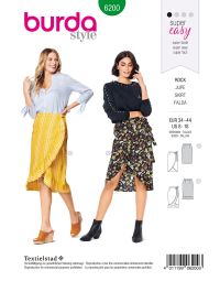 Burda patroon 6200 maat 34 t/m 44