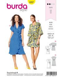 Burda patroon 6207 maat 34 t/m 44