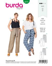 Burda patroon 6218 maat 44 t/m 54