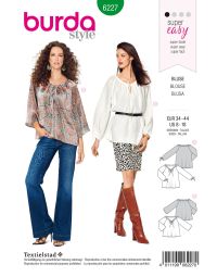 Burda patroon 6227 maat 34 t/m 44