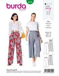 Burda patroon 6229 maat 32 t/m 42