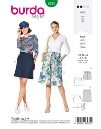 Burda patroon 6235 maat 34 t/m 44