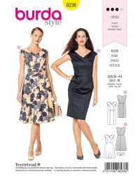 Burda patroon 6236 maat 34 t/m 44