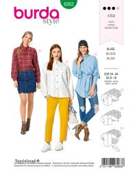 Burda patroon 6263 maat 34 t/m 44
