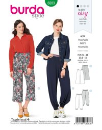 Burda patroon 6283 maat 34 t/m 44