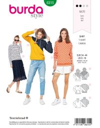 Burda patroon 6315 maat 34 t/m 44
